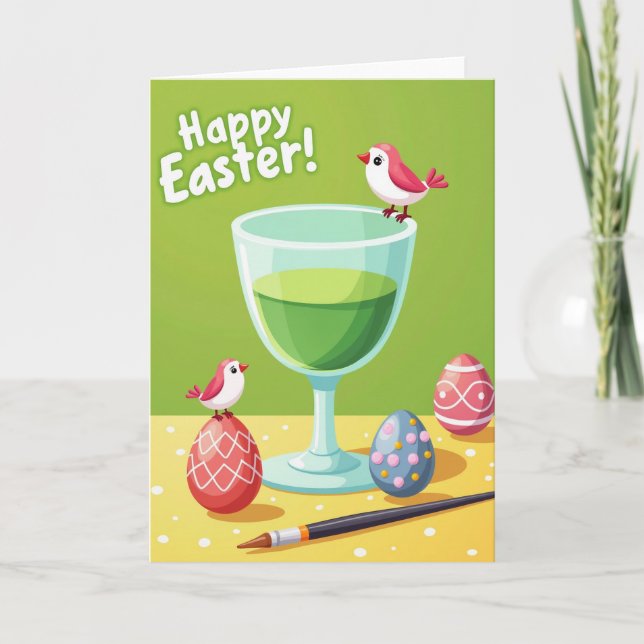 Fröhliche Frühlingskarte Karte (Vorderseite)