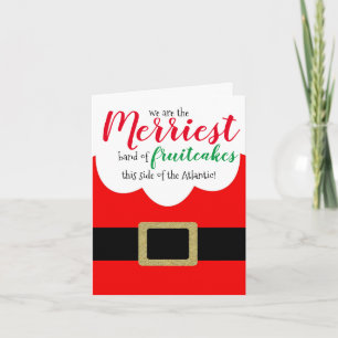 Fröhliche Fruitcakes lustiges Weihnachtsfest Party Einladung