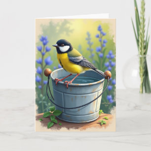 Fröhliche Geburtstagskarten-Vogel Karte