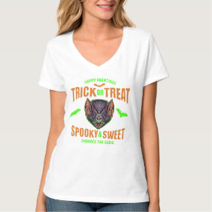 Fröhliche Geistererscheinungen Süßes oder Saures T-Shirt