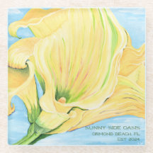 Fröhliche Gelbe Calla Lily-Zuhause