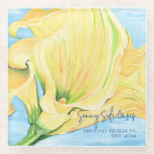 Fröhliche Gelbe Urlaub Zuhause Calla Lily