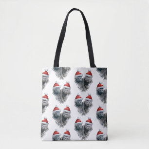 Fröhliche Gorilla-Weihnachten Tasche