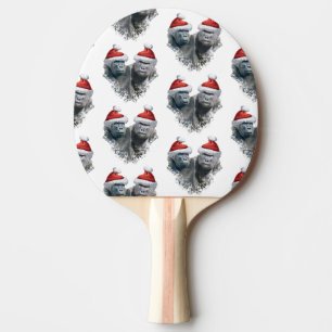 Fröhliche Gorilla-Weihnachten Tischtennis Schläger