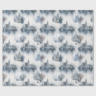 Fröhliche Gothic Weihnachten Geschenkpapier