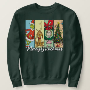 Fröhliche Grinchmas-Feier-Collage Sweatshirt