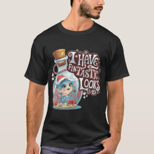Fröhliche Haifisch-Weihnachten Lustiger Hai Weihna T-Shirt