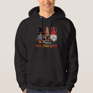 Fröhliche Hallothankmas Gnome Hoodie