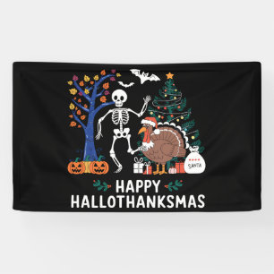 Fröhliche Hallothanksmas-Festzeit-Geschenk Herbst Banner