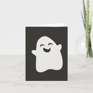 Fröhliche Halloween-Geisterkarte Karte