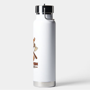Fröhliche Halloween-Jagd gekreuzte Äxte Kürbis Run Trinkflasche
