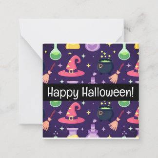 Fröhliche Halloween-Karten, süß, Vorrat! Mitteilungskarte
