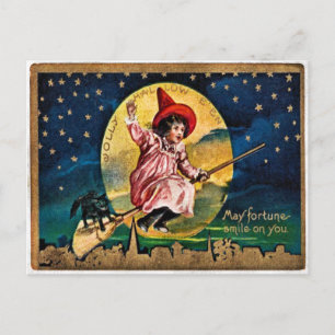 Fröhliche Halloween-Postkarte Feiertagspostkarte