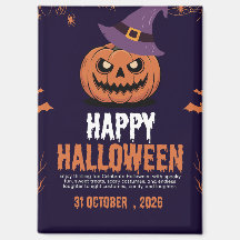 Fröhliche Halloween-Postkarte, Gruselige Halloween