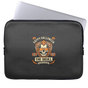 Fröhliche Halloween-Schädel-Mohawk-Sonnenbrille Kü Laptopschutzhülle