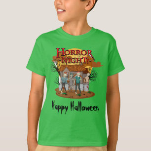 Fröhliche Halloween-Schreckensnacht T-Shirt