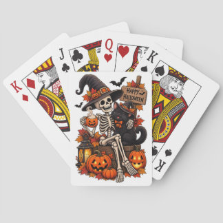 Fröhliche Halloween Spielkarten