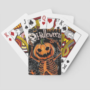 Fröhliche Halloween Spielkarten