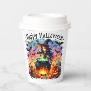 Fröhliche Halloween-Tasse Pappbecher