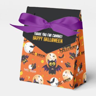 Fröhliche Halloween-Vampir-Fledermaus-Vollmond-Ges Geschenkschachtel