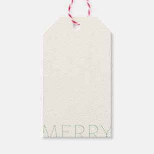 Fröhliche Holly-Tage (Grün) Geschenkanhänger