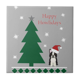 Fröhliche Howlidays Fliese