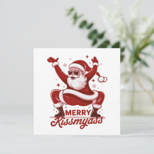 Fröhliche Kissmyass Snarky Weihnachten Sarkastisch