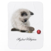 Fröhliche Kittymas Babydecke
