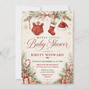 Fröhliche kleine Babyparty Einladung