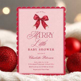 Fröhliche kleine Babyparty Einladung