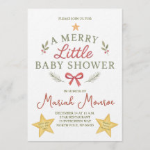 Fröhliche kleine Babyparty-Einladung
