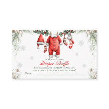 Fröhliche kleine Babyparty-Windel-Raffle