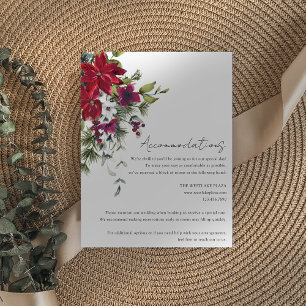 Fröhliche kleine Hochzeitsunterkünfte Begleitkarte