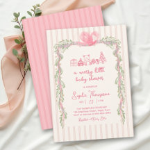 Fröhliche kleine rosa grüne Grünzeug Mädchen Baby