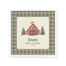 Fröhliche kleine Weihnachten Rustikale Babyparty S