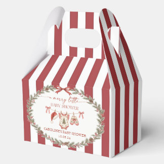 Fröhliche kleine Weihnachts-Babyshower-Geschenkbox Geschenkschachtel