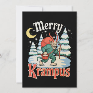 Fröhliche Krampus-Folklore Weihnachten Horror Xmas