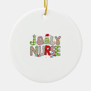 Fröhliche Krankenschwester, Halloween Classic T-Sh Keramik Ornament