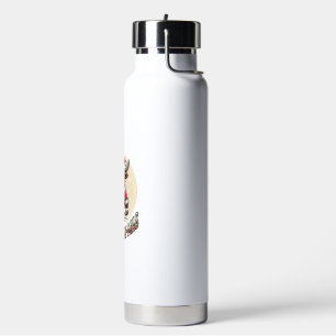 Fröhliche Kuhmas Hochland Kuh Weihnachten T-Shirt Trinkflasche