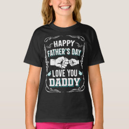 Fröhliche Liebe zum Vater, du Papa T-Shirt