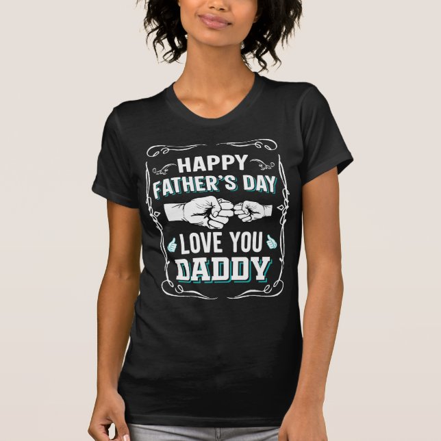 Fröhliche Liebe zum Vater, du Papa T-Shirt (Vorderseite)