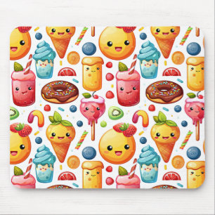 fröhliche, lustige niedliche Süßigkeiten Mousepad