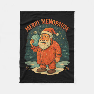 Fröhliche Menopause Lustiger Santa Meme Tank Top Fleecedecke