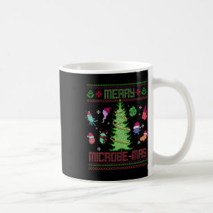 Fröhliche Mikroben-Weihnachten Mikrobiologie Wisse Kaffeetasse