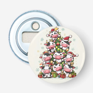Fröhliche Moo Weihnachten Flaschenöffner