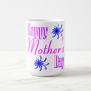 Fröhliche Muttertagsblüte Kaffeepause Tasse