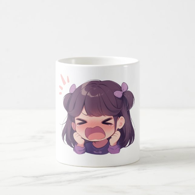 Fröhliche Niedliche Girl Tee Cups Kaffee Cups Kaffeetasse (Mittel)