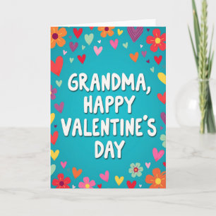 Fröhliche Oma Valentinstagskarte Karte