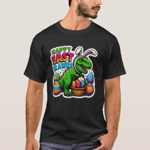 Fröhliche Ost-Rawr-Ostern-T-Rex-Dinosaurier-Eier-H T-Shirt