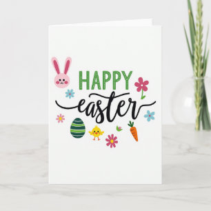 Fröhliche Osterkarte zum Frühlingsfest Karte